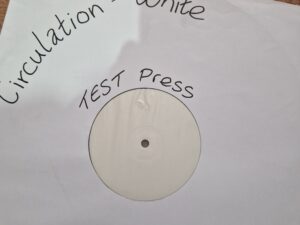 Circulation white remastered test press
