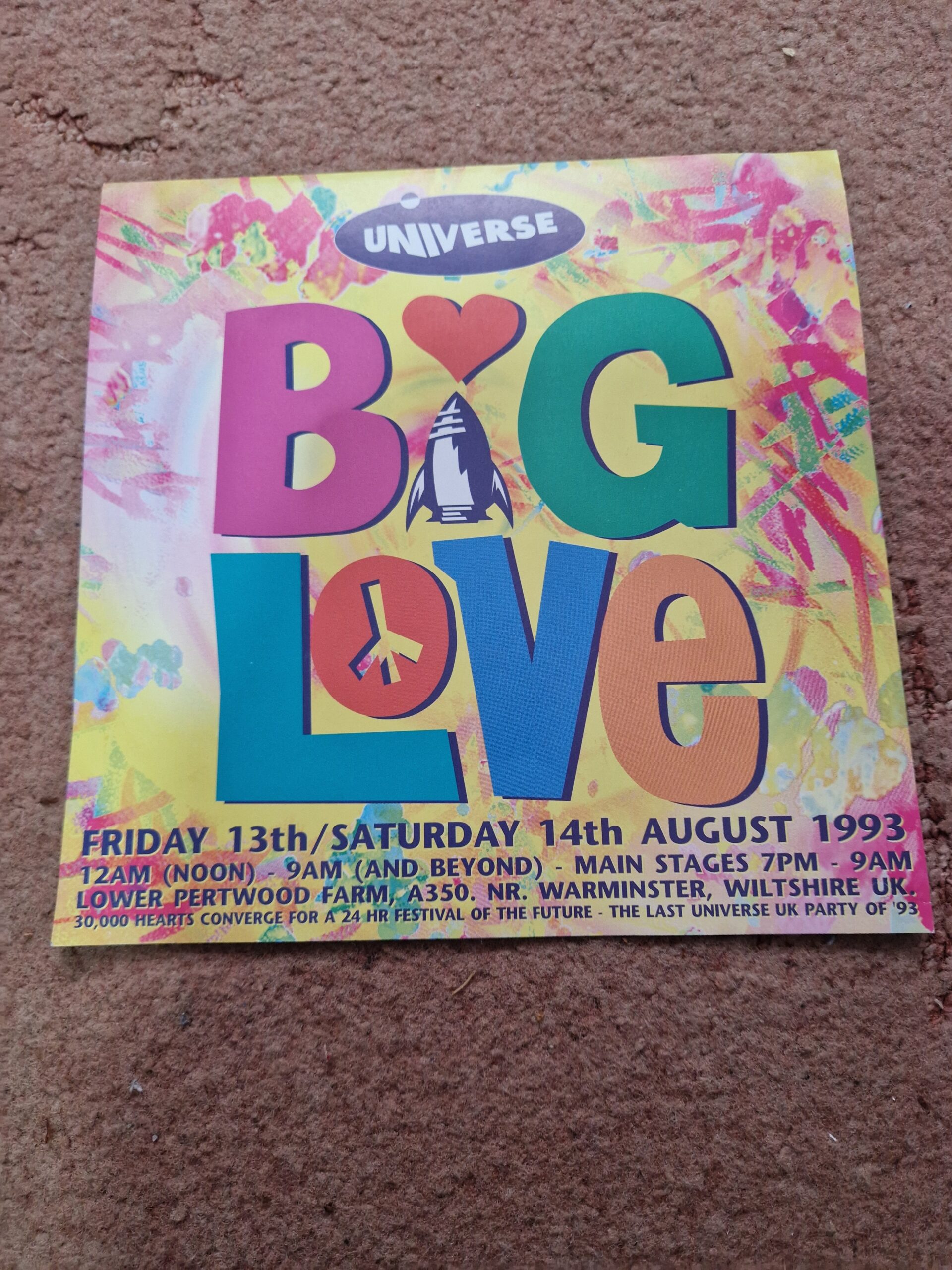 Big love rave flyer - Image 2