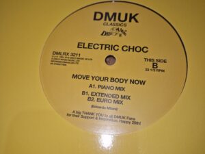 ELECTRIC CHOC move your body now dmlrx 3211
