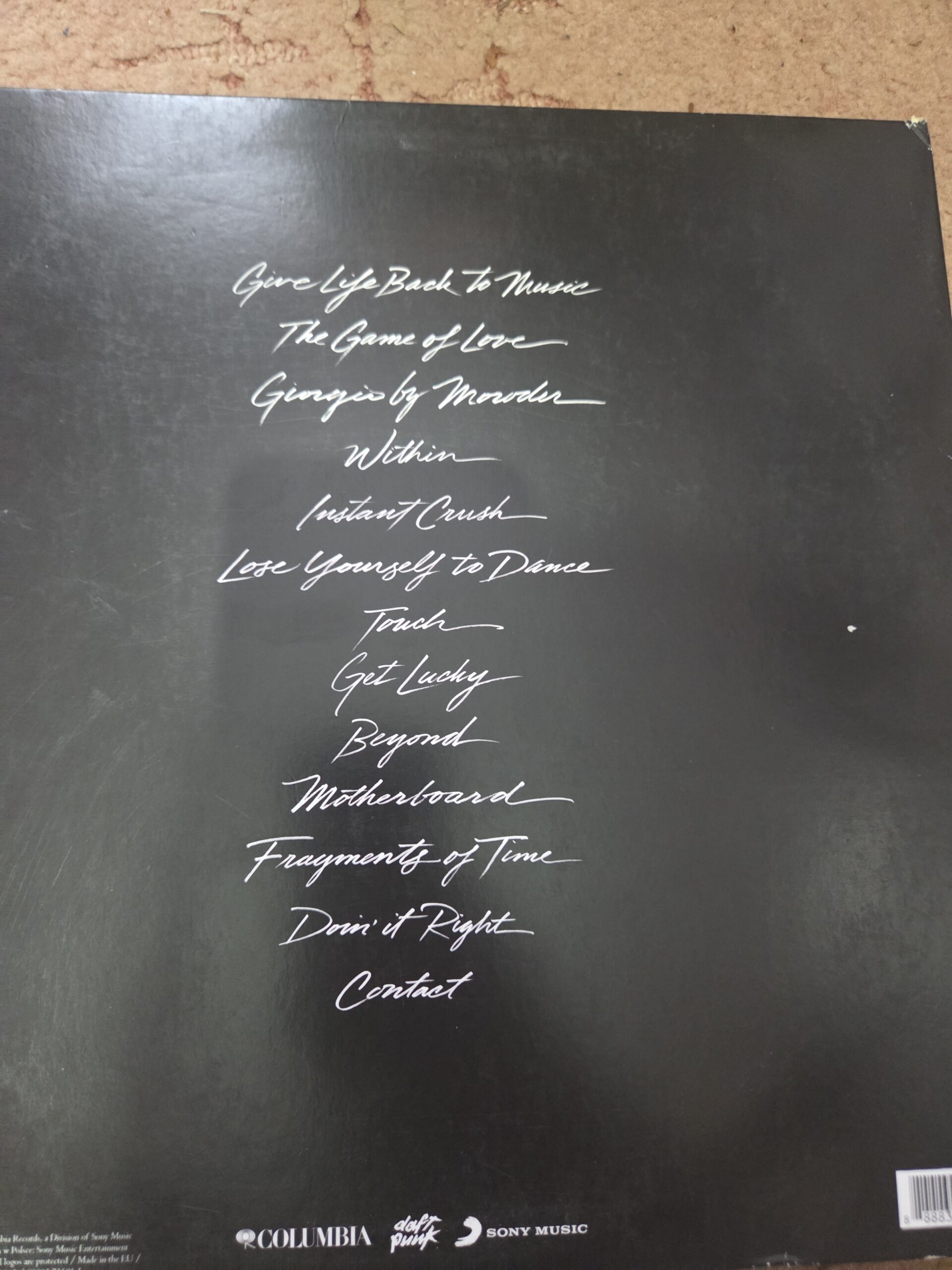 DAFT PUNK RANDOM ACCESS MEMORIES VINYL ALBUM - Image 4