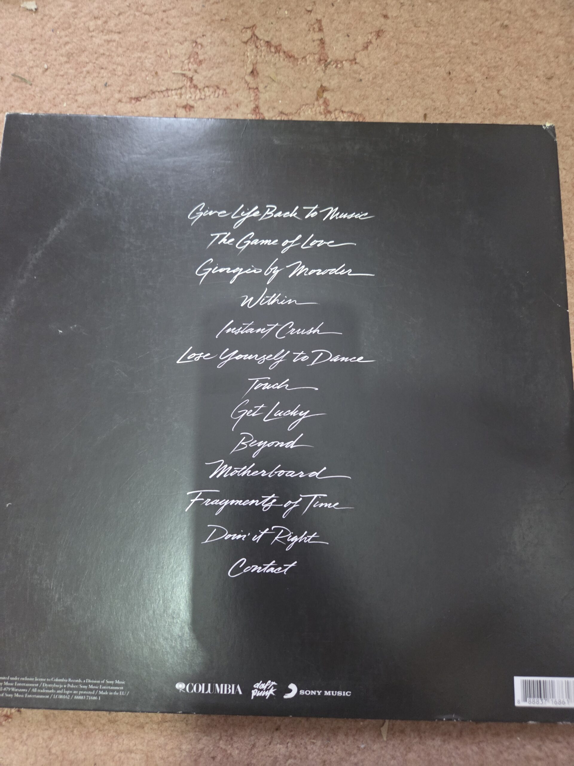 DAFT PUNK RANDOM ACCESS MEMORIES VINYL ALBUM - Image 3