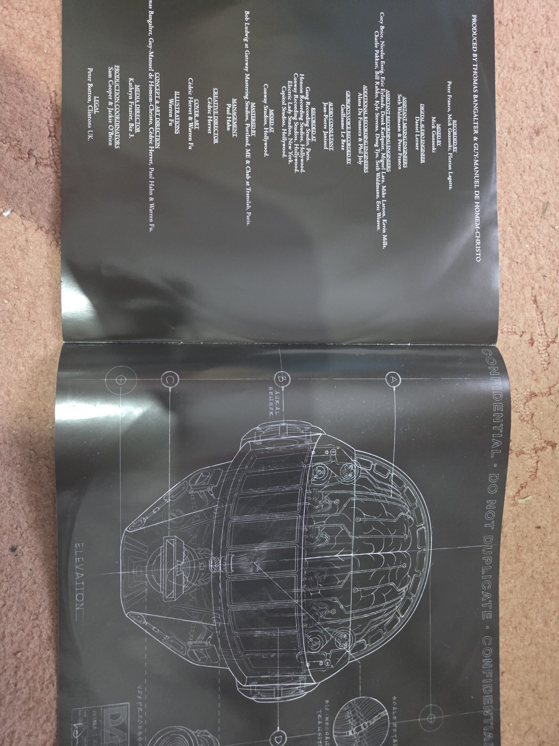 DAFT PUNK RANDOM ACCESS MEMORIES VINYL ALBUM - Image 9