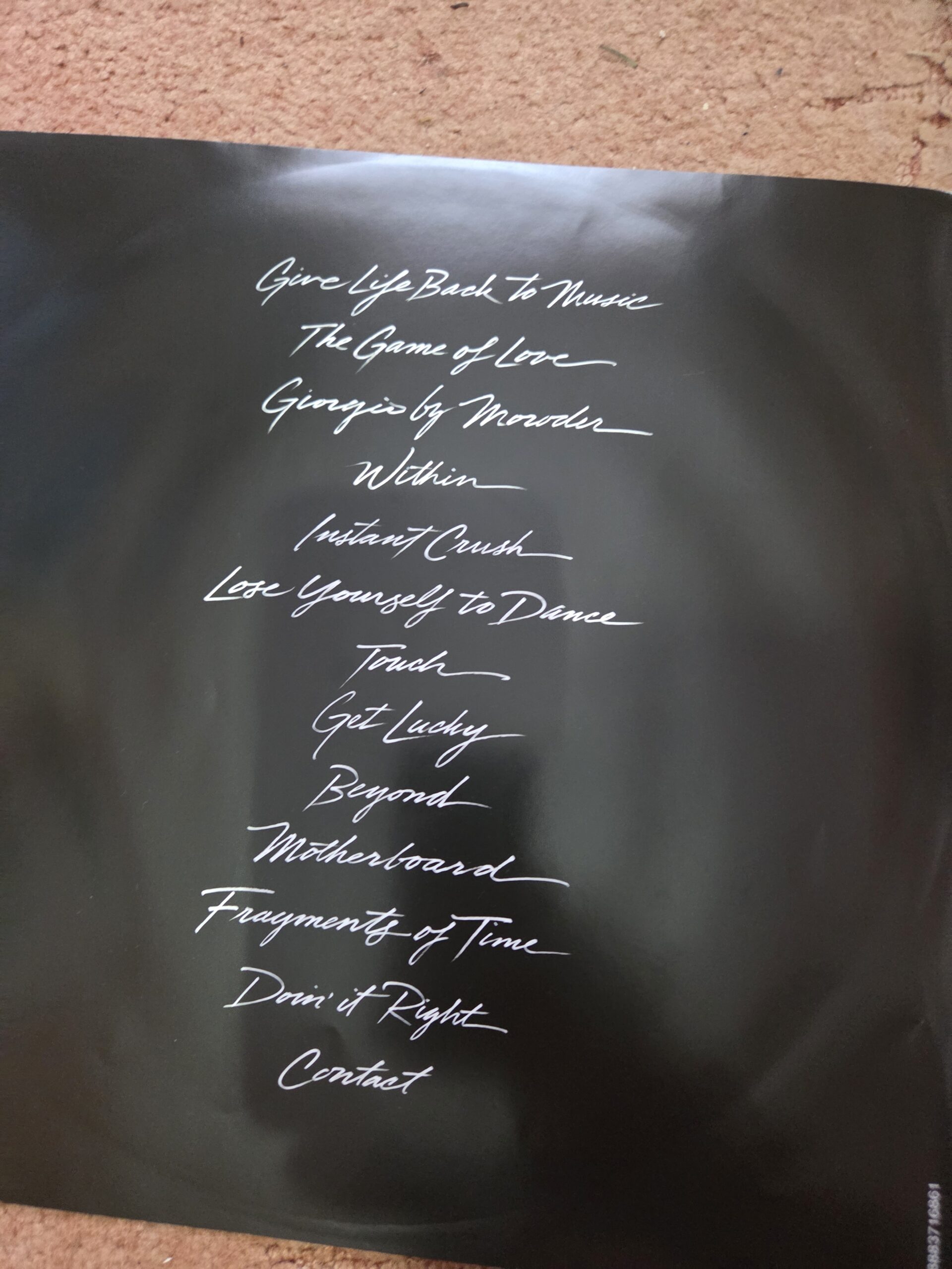 DAFT PUNK RANDOM ACCESS MEMORIES VINYL ALBUM - Image 6
