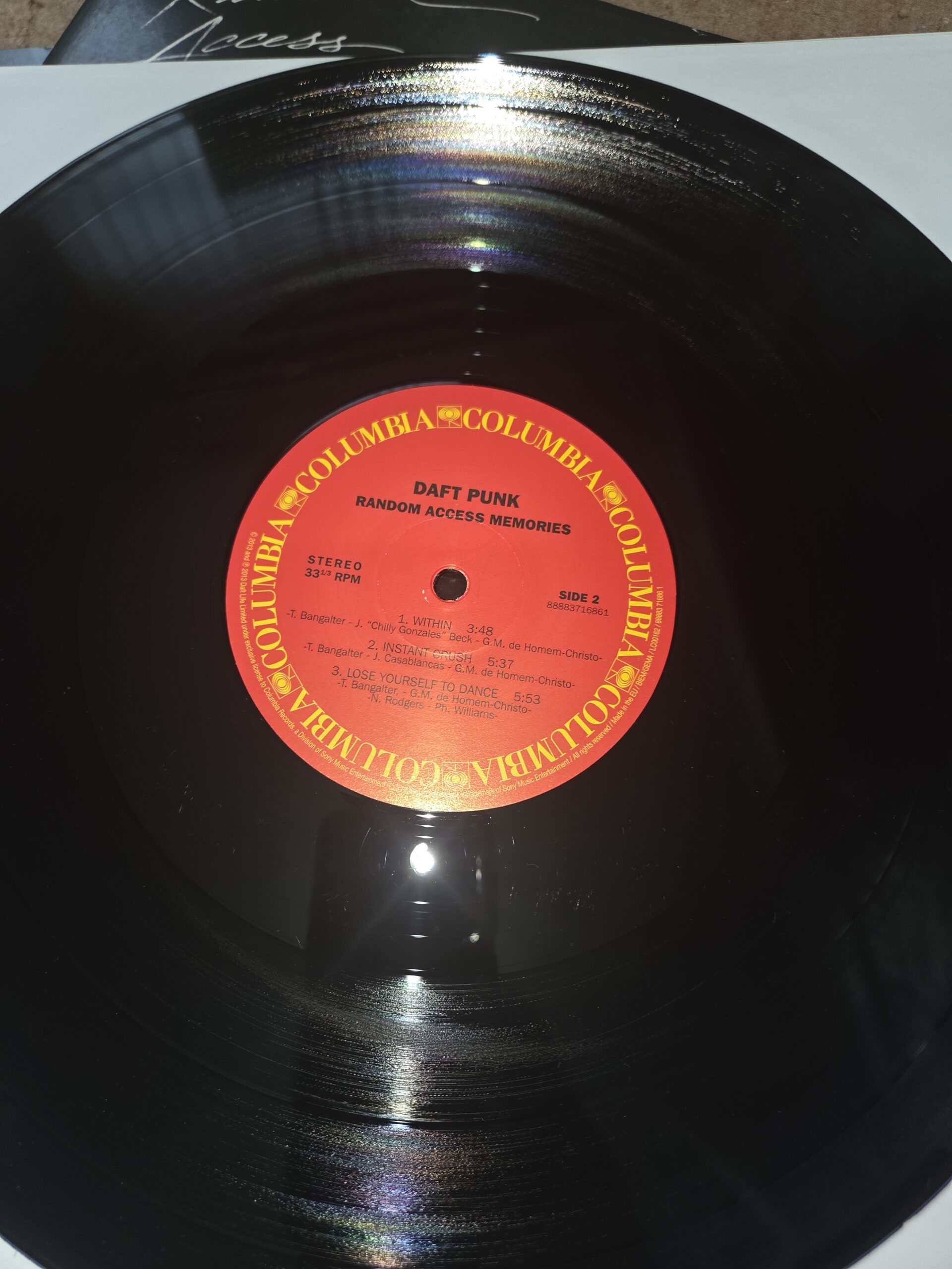 DAFT PUNK RANDOM ACCESS MEMORIES VINYL ALBUM - Image 11