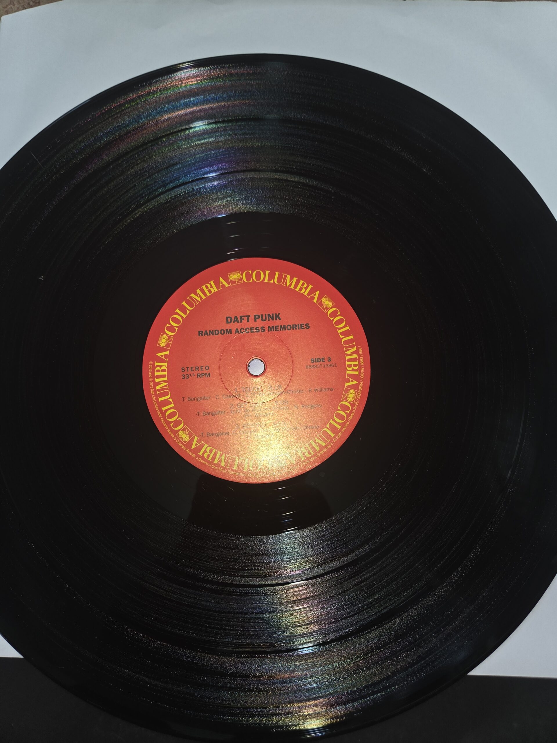 DAFT PUNK RANDOM ACCESS MEMORIES VINYL ALBUM - Image 12