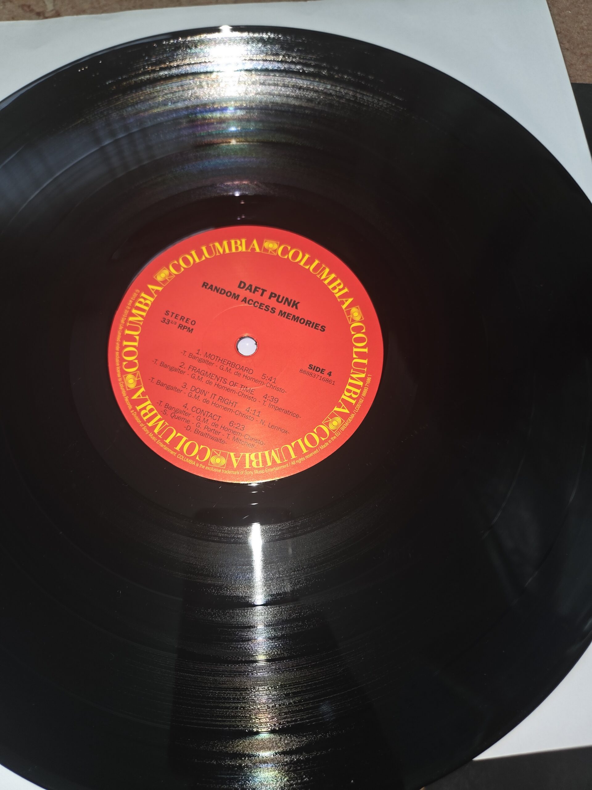 DAFT PUNK RANDOM ACCESS MEMORIES VINYL ALBUM - Image 13