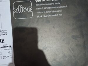 OLIVE YOURE NOT ALONE DOUBLE VINYL PACK
