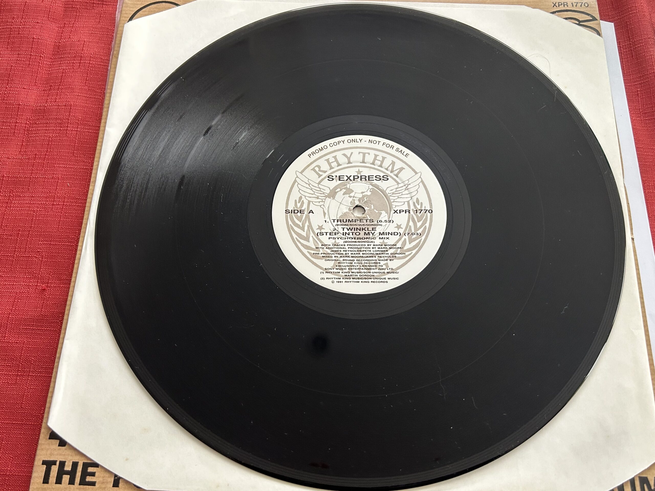 S-EXPRESS -"4-Play From Intercourse" (UK Rhythm King 4-Track PROMO 12") - Image 2