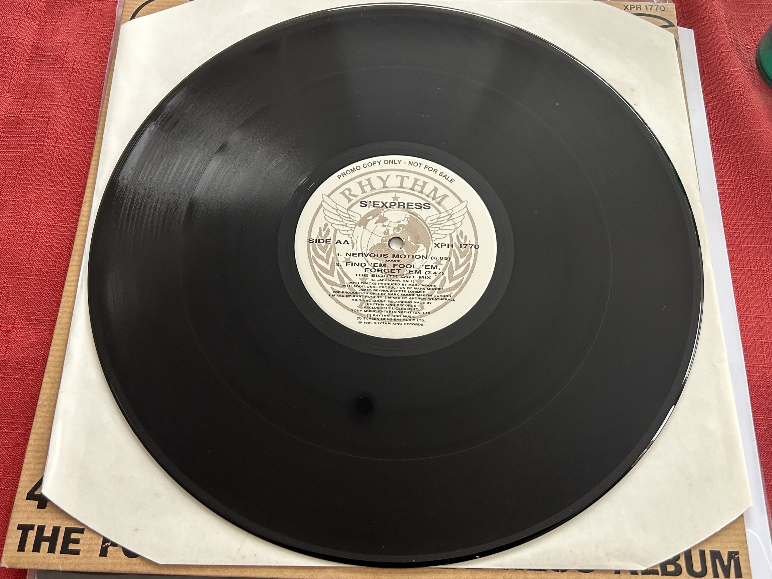 S-EXPRESS -"4-Play From Intercourse" (UK Rhythm King 4-Track PROMO 12") - Image 3