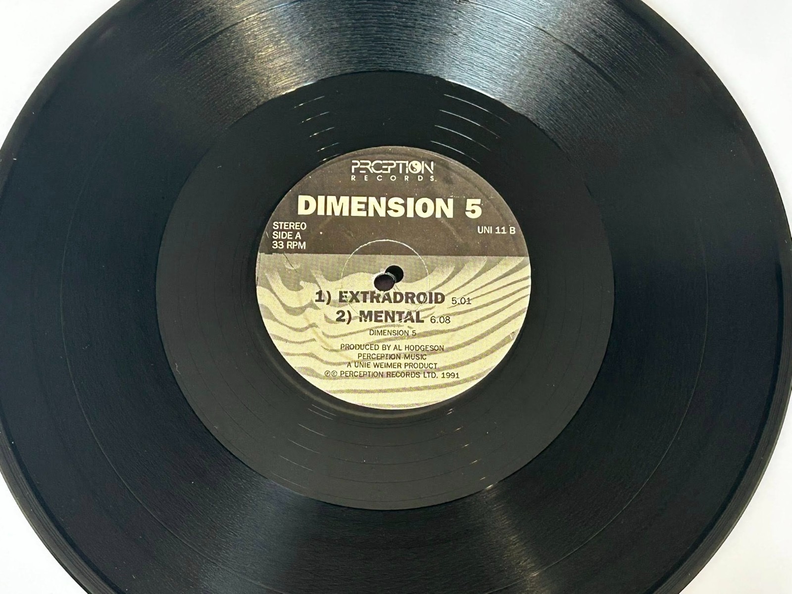 DIMENSION 5 Utopia - Soul Searching (UK 4-Track PROMO 12" Perception )Hardcore