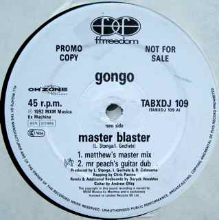 GONGO - Masterblaster (UK Frreedom 5-Track PROMO 12")