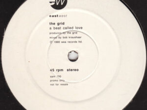 THE GRID - A Beat Called Love UK 1-Track Single Sided PROMO 12"