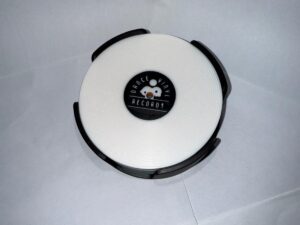 Dance Vinyl Records Drinks Coasters & Holder