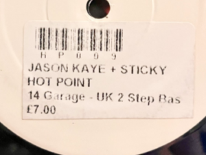 Jason Kaye ‎– Soundbwoy (2001) Hotpoint White Label - Excellent condition - UK Garage - WICKED